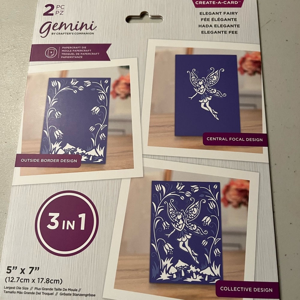 Gemini 3-in-1 Card Making Set - Blue and White